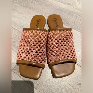 L’Intervalle leather sandals 38